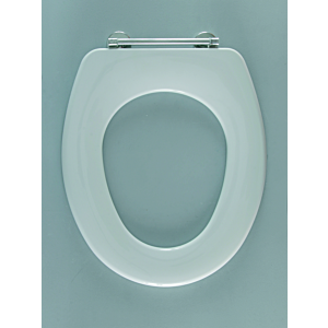 Haro WC-Sitz 511532 weiß, Scharniere Edelstahl, SolidFix, Exzenter, ohne Deckel