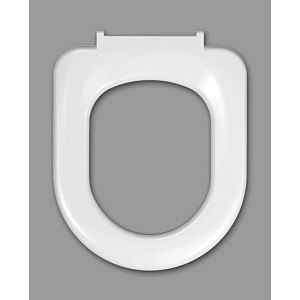 Haro WC seat Stream 520749 white, without cover, Stainless Steel hinges