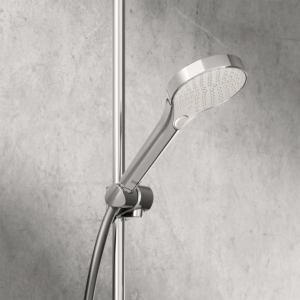 Douchette à main Hansa HANSAVIVA 44330300 débit à 3 bar 12 l/min, G 1/2, chromé