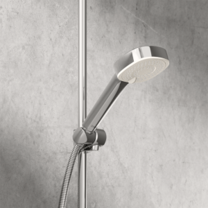 Hansa HANSABASICJET Style hand shower 44620500 3-jet, Ø 96 mm, 18/9 l/min, anti-limescale technology, chrome