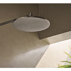 Hansa HANSAAURELIA douche de tête 4726030080 montage mural, 1 trou, acier brossé