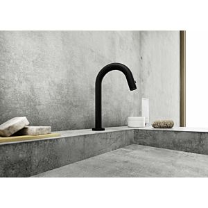 Hansa HANSANOVA Style mitigeur de lavabo 5091810133 sans garniture de vidange , saillie 131 mm, noir mat
