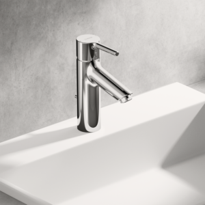 Hansa Hansavantis mitigeur lavabo levier à goupille, avec garniture de vidage , saillie 114mm, chromé