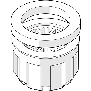 Hansa aerator insert with seal 59901553 M22/24, ND