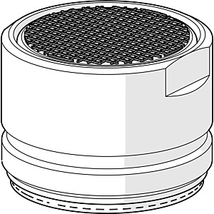 Aérateur Hansa C M28x1 chromé 59902088 chr