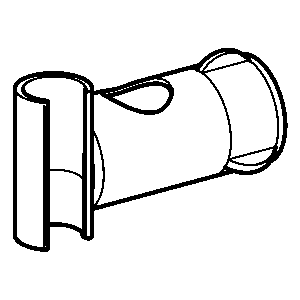 Hansa shower slide 59906763 from 05/02, chrome