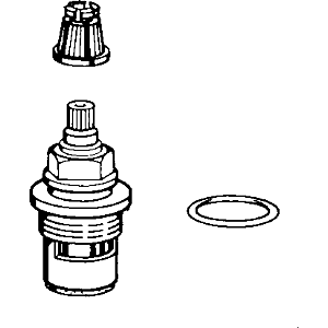 Hansa Céramique de salle de bain haut G3 / 4 59910383