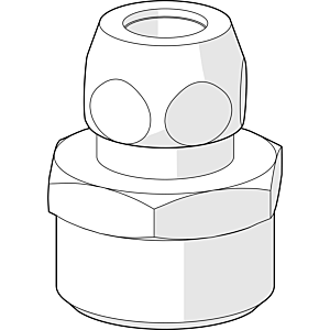 Hansa hose connection G3/8 x G3/4 59910940 G3/4 x G3/8