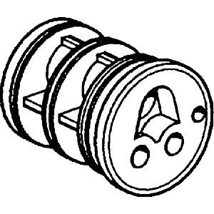 HANSA Wechseladapter, Einhandmischer für HANSAVARIO-Unterputz-Einbaukörper