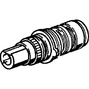 Pièce de commande du thermostat Hansa 59911527, connexions eau froide/eau chaude inversées