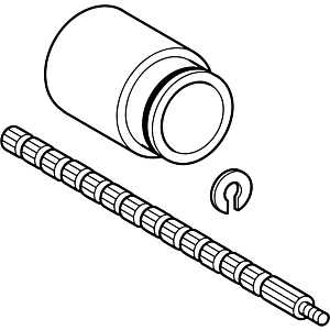 Hansa extension set 59911653 for flush-mounted multi-way conversion