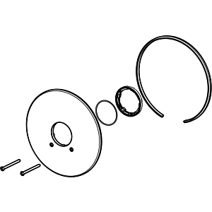 Hansa rosace Viva douche chrome 59911969