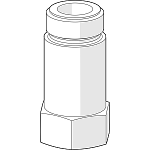 Hansa backflow preventer G3/8 x G3/8 59912107 59912107 G3/8xG3/9