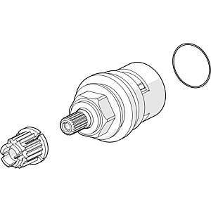 Hansa Céramique de salle de bain top G3 / 4 90 degrés 59912164 SW 17 tournant vers la gauche