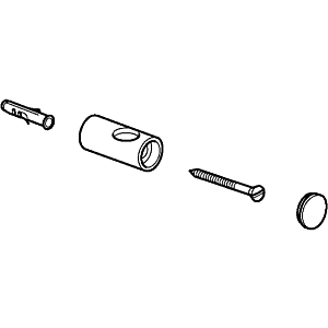 Hansa support de tige de glissière inférieur complet 59912222