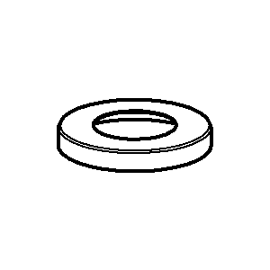 Hansa Schraubrosette M70x1 59912287  chrom
