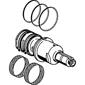 Hansa pièce de commande G3/4 thermostat encastré 59912331 59912331