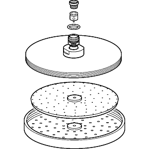 Hansa Brausekopf  59912432  chrom, Ersatzteil
