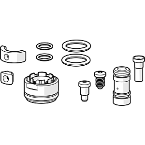 Hansa conversion set 59912483 chrome, for drain emptying