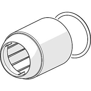 Hansa sleeve 59912511 chrome, spare part