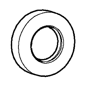 Hansa rosace baril de baignoire chrome 59912512