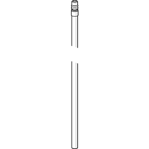 Hansa tuyau de raccordement 59912550 M10x1x350mm, chrome