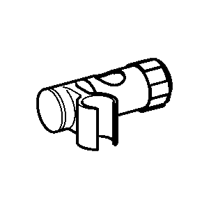 Hansa Brausegleiter komplett chrom 59912595  Ersatzteil