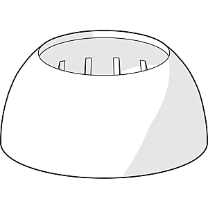 Hansa Abdeckkappe Hansamix 59912647 chrom, zu 0119 ab 2004, Ersatzteil