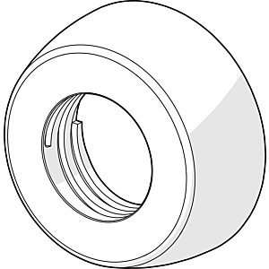 rosace Hansa avec joint chrome 59912652