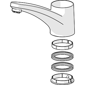 Hansa swivel spout sink mix from 2004 59912711 chr