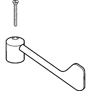 Hansa doctors lever handle Tempra from 5.04 chrome 59912715 long (2004-) chr
