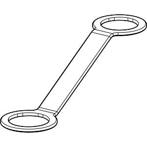 Hansa hexagonal ring spanner SW 38 / SW 41 59912780 SW 38/41