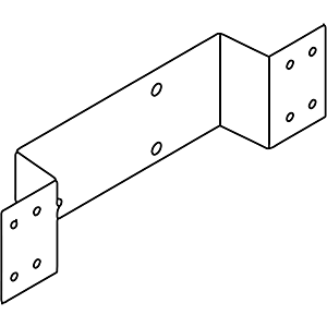 Support de montage Hansa 59913086 adapté aux systèmes de cloisons sèches et de pré-murs
