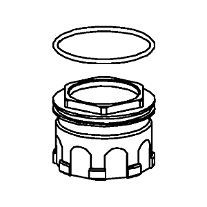 Hansa fastening screw M44 x 1 Sw 34 59913089 M44x1 AF 34