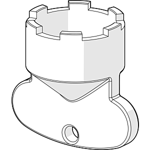 Hansa Schlüssel Cache M24 x 1 59913134 für Luftsprudler, M 24x1mm