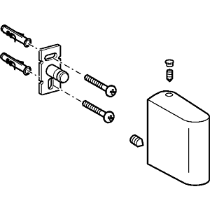 Hansa slide Hansa holder complete chrome 59913177