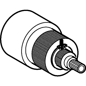 Hansa Temperatur-Reglereinheit mit Absperr- 59913233 ung