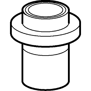 Hansa shower holder chrome bath rim 59913289