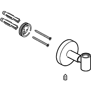 Hansa slide Hansa holder complete chrome 59913472 for shower system
