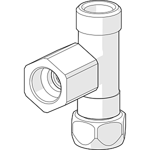 Hansa T-piece complete ND M 14 x 2000 59913480 Polo
