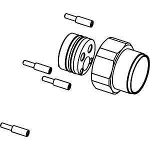 Hansa extension 59913590 20 mm, outlet to the front