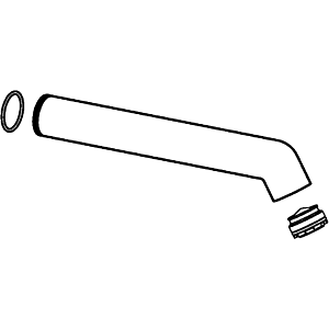 Hansa outlet complete for 5327 59913719 200 mm chr