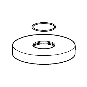 Hansa Abdeckrosette komplett d: 135 mm 59913726 chr