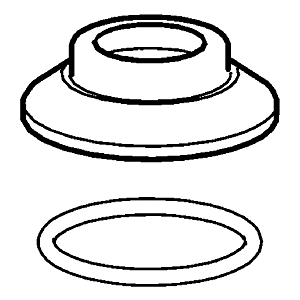 Hansa rose complete d: 55 mm chrome 59913731