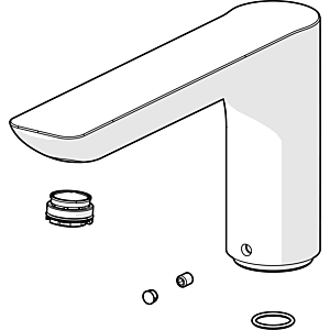 Hansa spout Ligna complete 180 mm 59913736