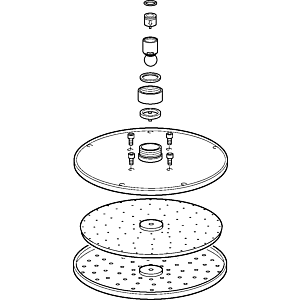 Pommeau de douche Hansa Viva d:200 mm complet 59913747 chr