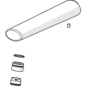 Hansa Waschtisch Auslauf 180 mm komplett 59913765