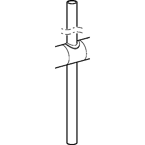 Hansa shower pipe below 59913814 59913814 chr