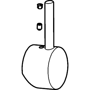 Hansa Pinhebel Vantis seitlich bedient kpl. 59913842