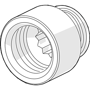 Rallonge Hansa DN15 15 mm SW 12 59913863 59913863 G1/2, SW12, 15 mm